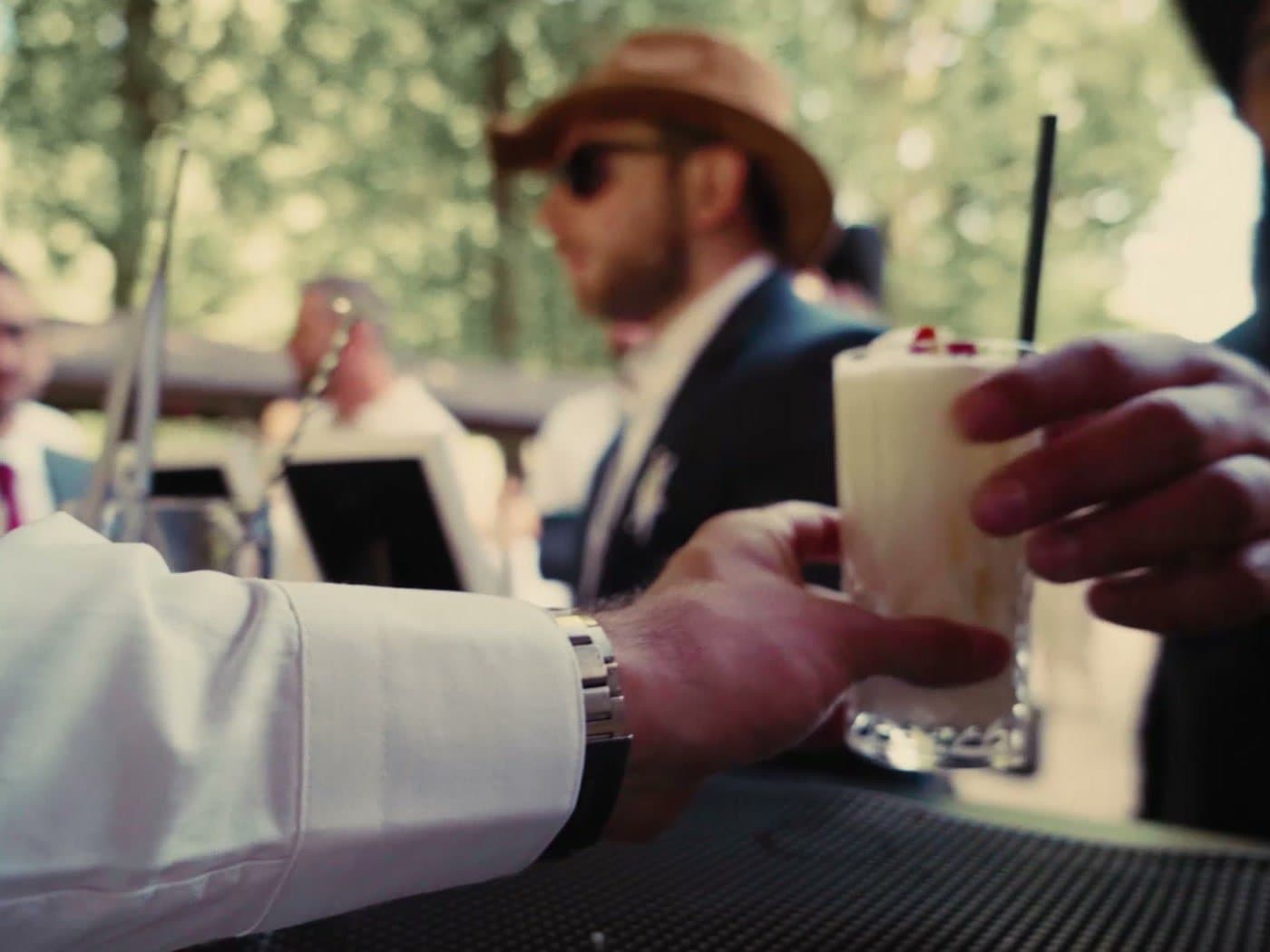 Mixologues Azur Drinks en service sur un événement